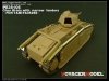 Voyager Model PE35105 WWII French Char BI-bis with narrow fenders (B ver include Gun barrel) for TAMIYA 35282 1/35